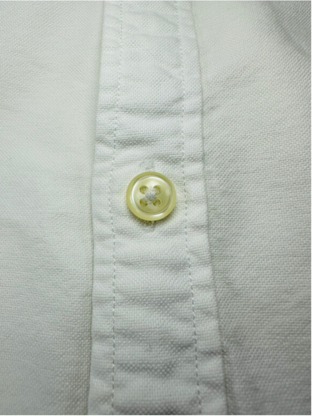 VTG Ralph Lauren Vintage Women’s White Oxford Button Down Shirt Made Hong Kong - Picture 12 of 15